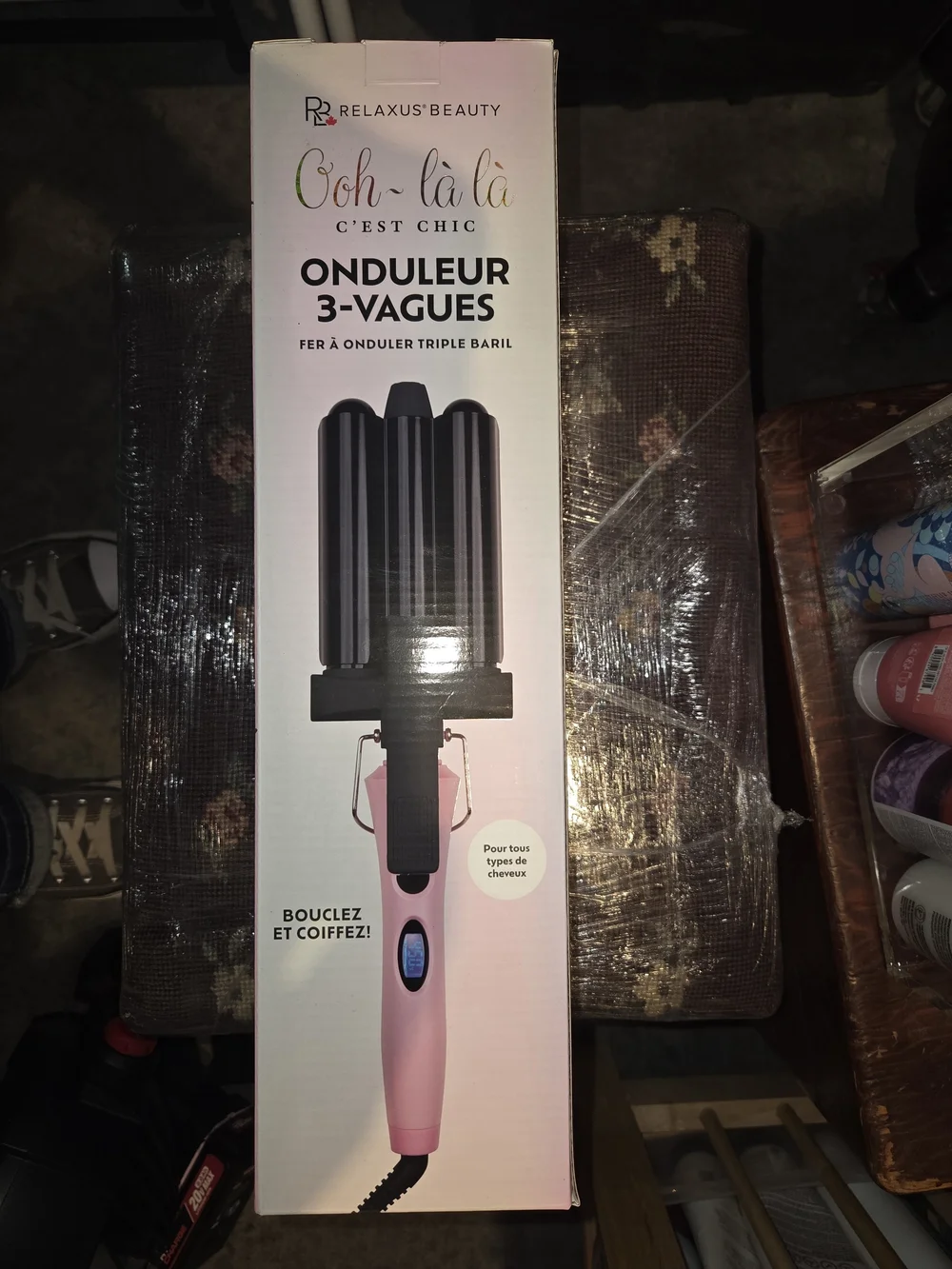 Pink Triple Barrel Wave Iron